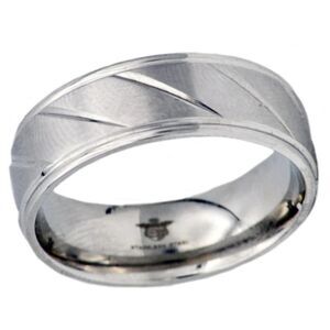 Blackjack Men's Stainless Steel Ring